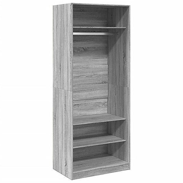 vidaXL Kleiderschrank Kleiderschrank Grau Sonoma 80x50x200 cm Spanplatte günstig online kaufen