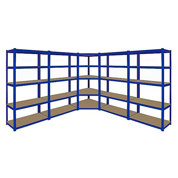 Monstershop Monster Racking T-Rax Eckregal & 4x 90cm Lagerregal Blau günstig online kaufen