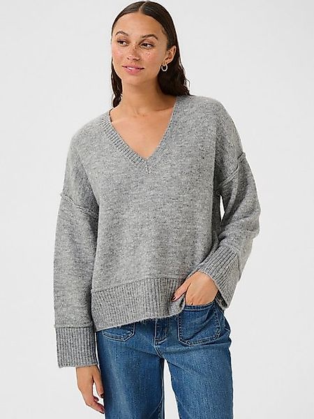 KAFFE V-Ausschnitt-Pullover Fridana Pullover (1-tlg) Plain/ohne Details günstig online kaufen
