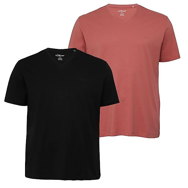 s.Oliver T-Shirt Basic (Sparpack, 2-tlg., 2er-Pack) günstig online kaufen