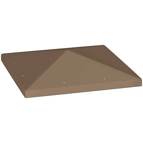 Outsunny Ersatzdach für Gartenpavillon 3x3 m, Abdeckung aus wasserdichtem O günstig online kaufen