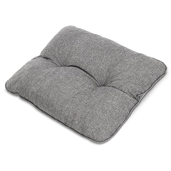 Beautissu Beauflair Loungekissen Outdoor Rücken 70x40x12cm Hellgrau günstig online kaufen