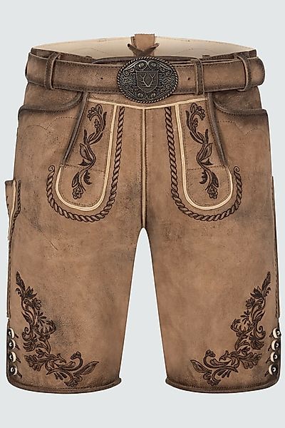 Lederhose Devian mit Gürtel günstig online kaufen