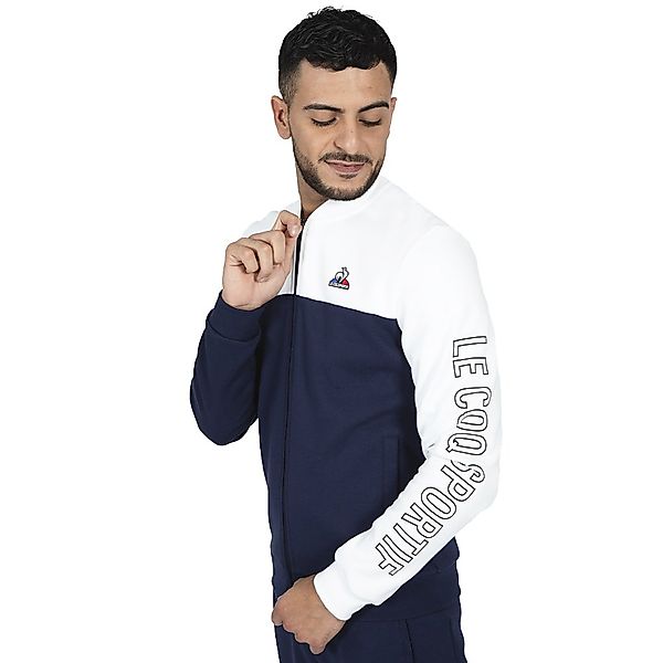 Le Coq Sportif Saison 2 Fz N°1 Sweatshirt Mit Durchgehendem Reißverschluss günstig online kaufen