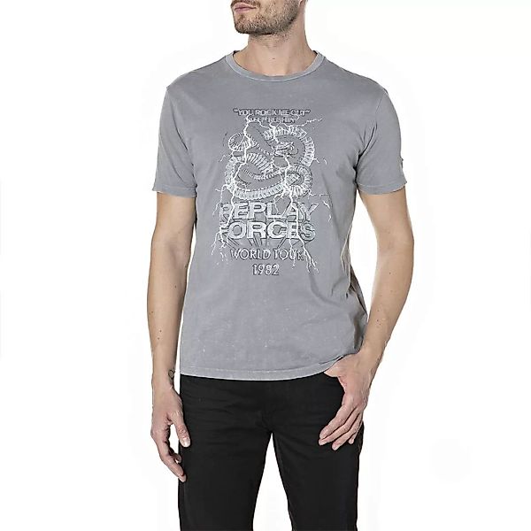 Replay M3445.000.22038a T-shirt 3XL Light Grey günstig online kaufen