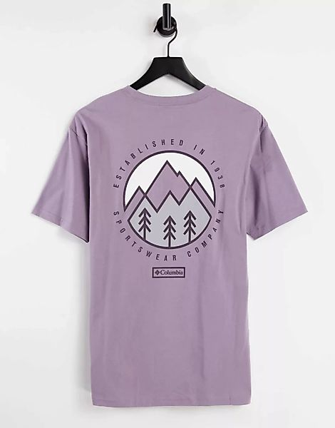 Columbia – Tillamook – T-Shirt in Lila günstig online kaufen