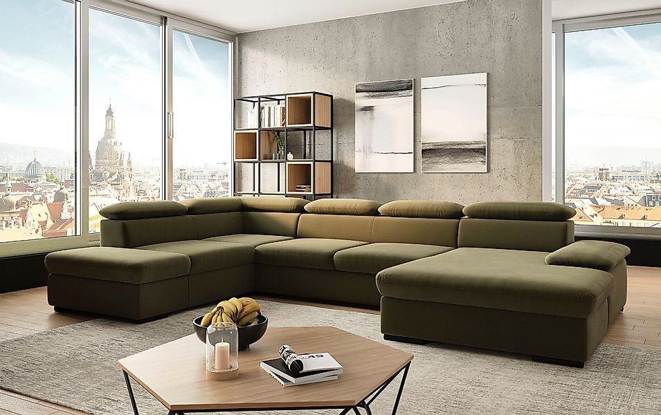 sit&more Wohnlandschaft "Alcudia U-Form", wahlweise mit Bettfunktion günstig online kaufen
