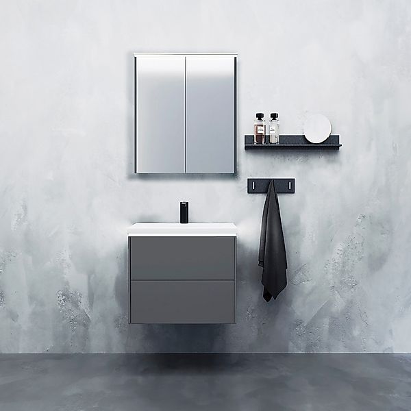 welltime Spiegelschrank "D-Line", Badmöbel, 61.4 cm breit, doppelseitig ver günstig online kaufen
