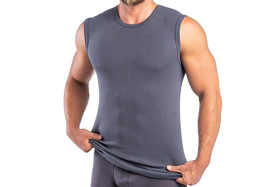 HERMKO Unterhemd 16040 Herren Sporthemd Rundhals-Ausschnitt günstig online kaufen
