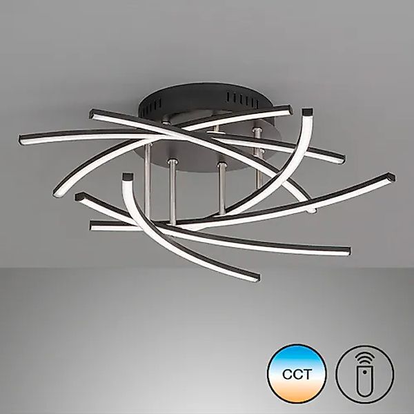 FISCHER & HONSEL LED Deckenleuchte »Cross TW« LED-Modul 1 Stk. warmweiß - k günstig online kaufen