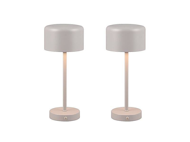 Reality Leuchten USB-Tischleuchte, 2er SET ohne Strom-kabel kabellos-e Akku günstig online kaufen