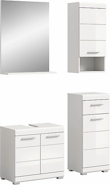 welltime Badmöbel-Set "Siena, 4 teilig, bestehend aus:" Set, TOPSELLER, 4 S günstig online kaufen