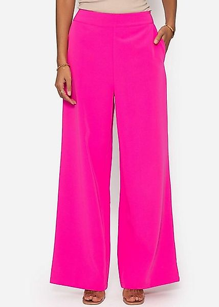 SASSYCLASSY Stoffhose High Waist Stoffhose Damen leichte Stoffhose mit brei günstig online kaufen