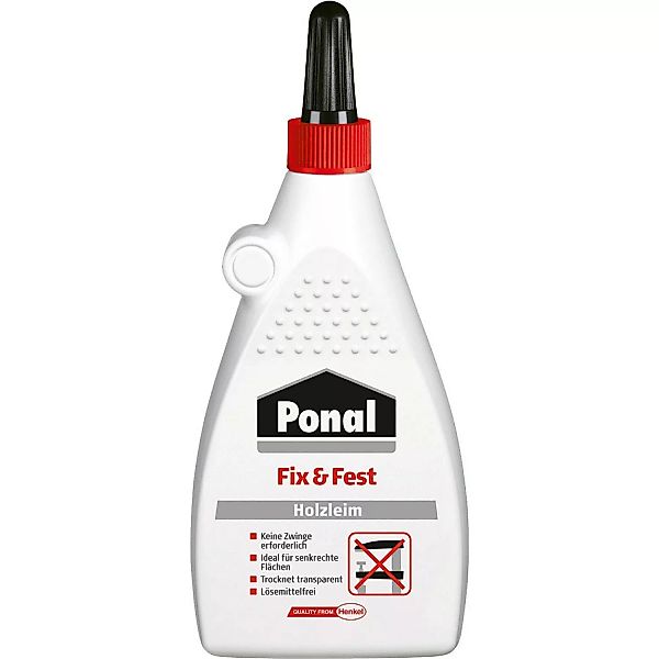 Ponal Fix & Fest Holzleim 200 g Flasche Transparent günstig online kaufen