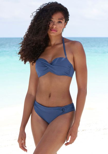 s.Oliver Bügel-Bandeau-Bikini-Top "Rome" in Wickeloptik günstig online kaufen
