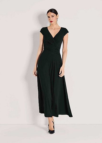 MADELEINE Maxikleid Maxikleid in Wickeloptik Viskosekleid mit V-Ausschnitt, günstig online kaufen