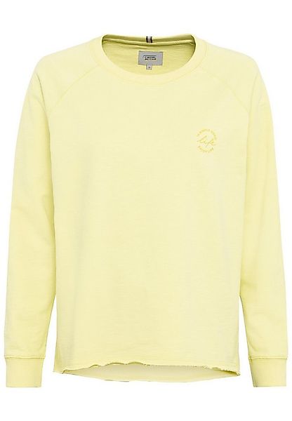 camel active Sweatshirt Rundhals Sweatshirt mit tonalem Rubber Print günstig online kaufen