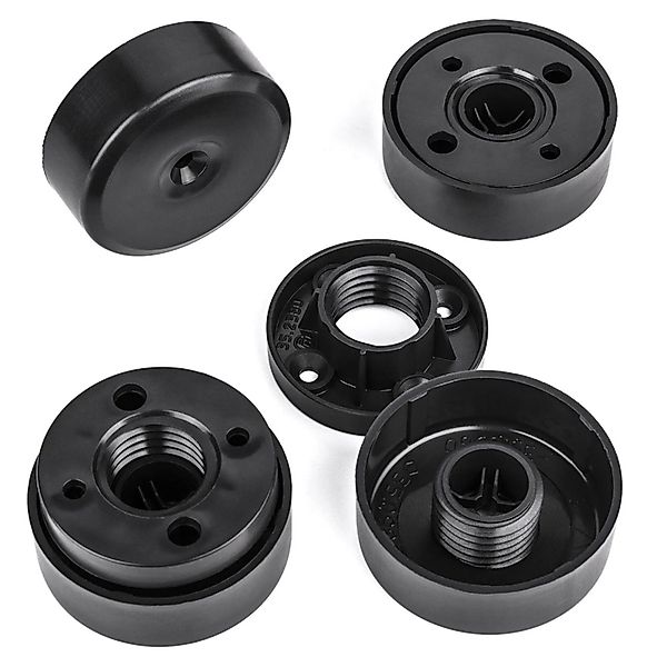 SOTECH 4er SET Möbelfüße GOLF III Verstellbar Schwarz günstig online kaufen