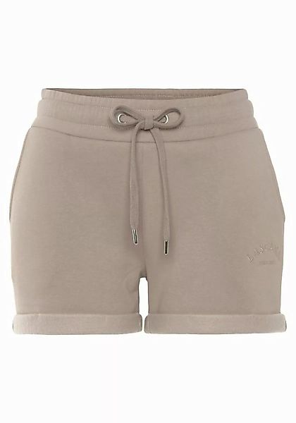 LASCANA Relaxshorts mit seitlichen Taschen und Logostickerei, Loungewear günstig online kaufen