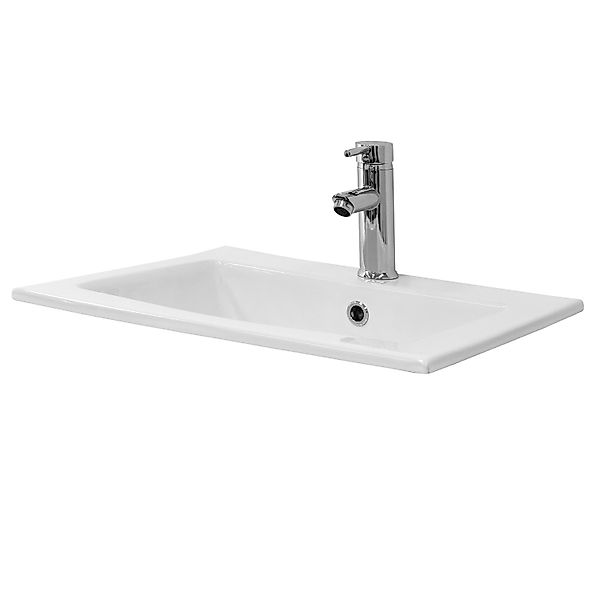LuxeBath Waschbecken Aufsatzwaschbecken aus Keramik für günstig online kaufen