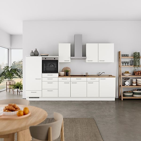 nobilia® Küchenzeile »"Laser I", Ausrichtung wählbar, Breite 330 cm« vormon günstig online kaufen