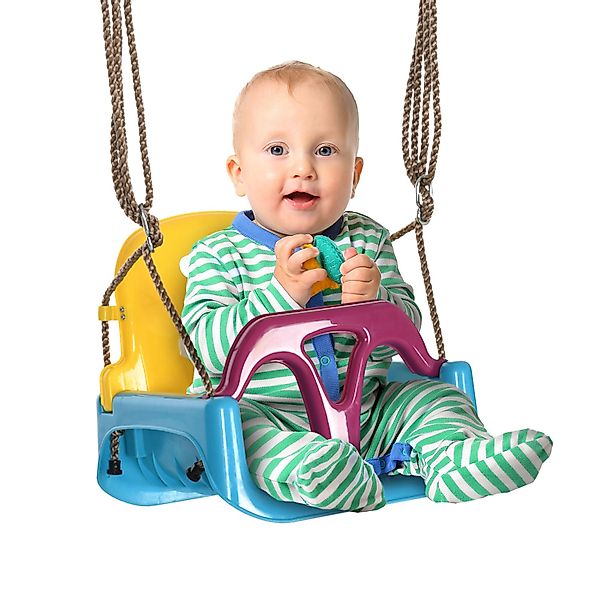 Outsunny Einzelschaukel Schaukel mit verstellbarem Seil, (Babyschaukel, 1-t günstig online kaufen
