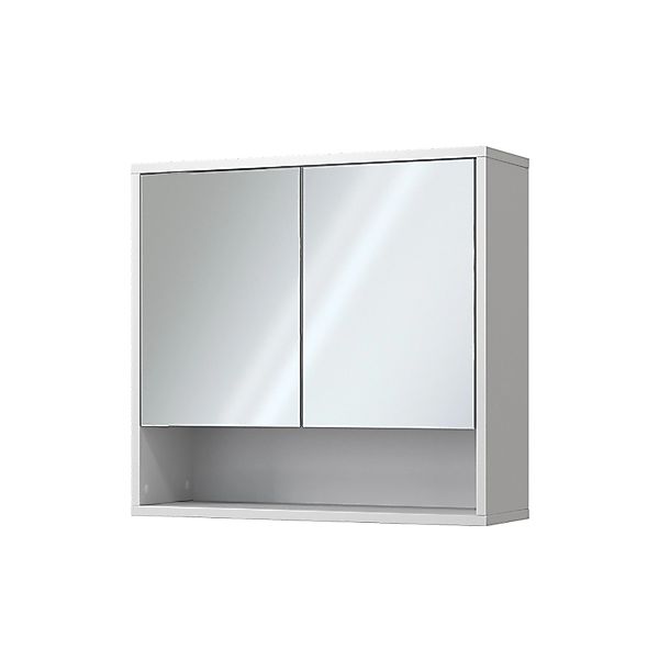 Vicco Badspiegelschrank Eliza Weiß 70 x 65 cm mit 2 Türen günstig online kaufen