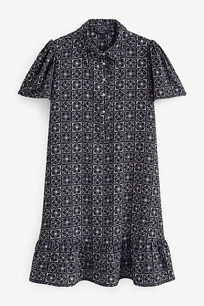 Next Minikleid Kurzärmeliges Mini-Hemdkleid (1-tlg) günstig online kaufen