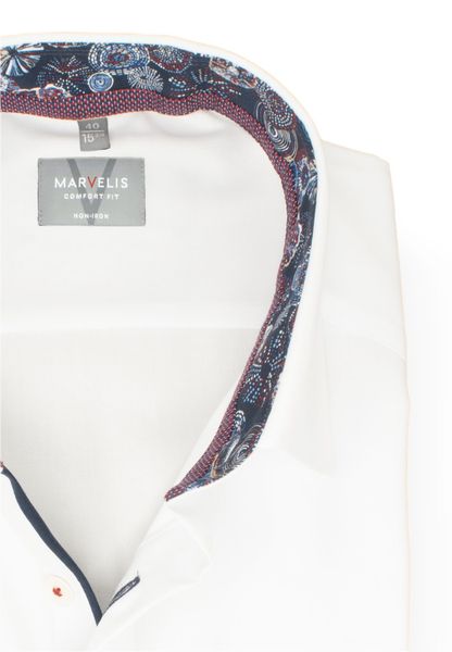 MARVELIS Kurzarmhemd Comfort Fit bequeme Schnittführung günstig online kaufen