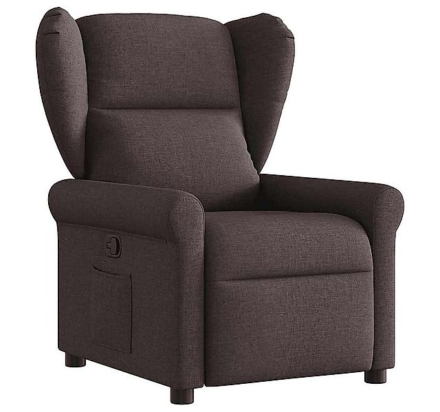 vidaXL Sessel Relaxsessel Dunkelbraun Stoff (1-St) günstig online kaufen