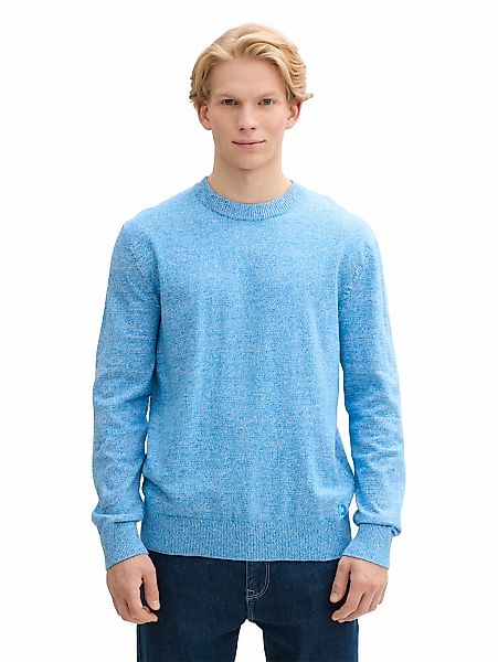 TOM TAILOR Denim Strickpullover, in melierter Optik günstig online kaufen