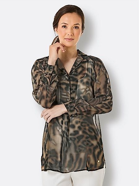 creation L Klassische Bluse Seiden-Longbluse Langarm günstig online kaufen