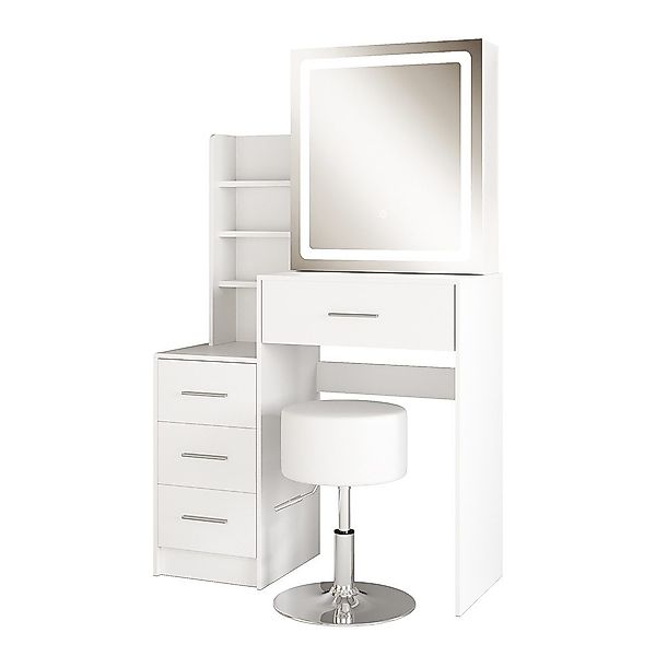 Vicco Schminktisch Lisca, Weiß, 80 cm günstig online kaufen
