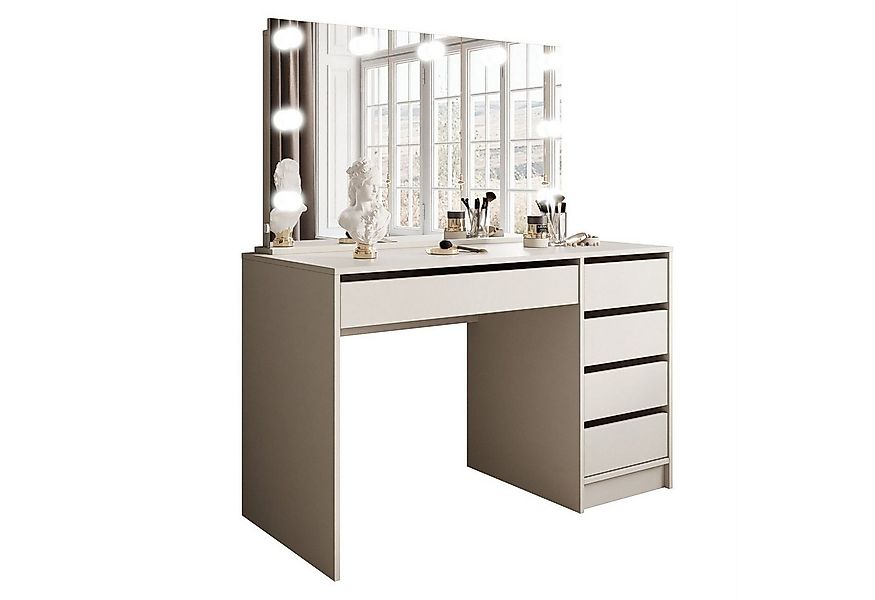 Lookway Schminktisch MADA ELITE KASCHMIR mit Spiegel und LED Beleuchtung (1 günstig online kaufen