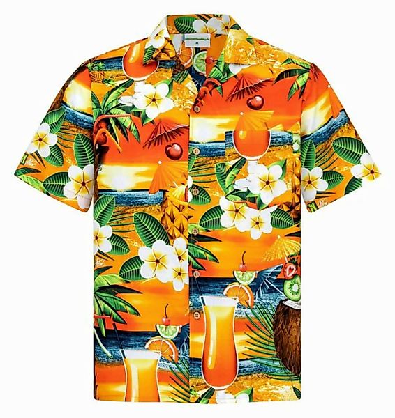 Hawaiihemdshop.de Hawaiihemd Hawaii Hemd Herren Baumwolle Kurzarm Hawaiihem günstig online kaufen