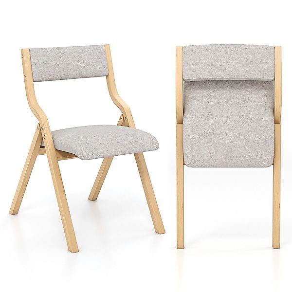 COSTWAY Klappstuhl (2er Set), Esszimmerstuhl klappbar, günstig online kaufen