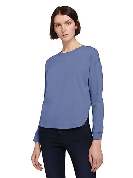 Tom Tailor Denim Pullover Hem blau günstig online kaufen