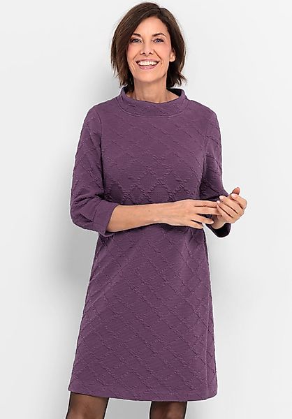 bianca Jerseykleid ALICIA in trendigem Strukturmuster, günstig online kaufen