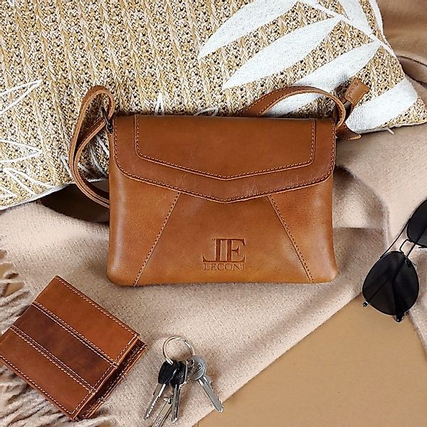 LECONI Handtasche kleine Umhängetasche Ledertasche Schultertasche günstig online kaufen