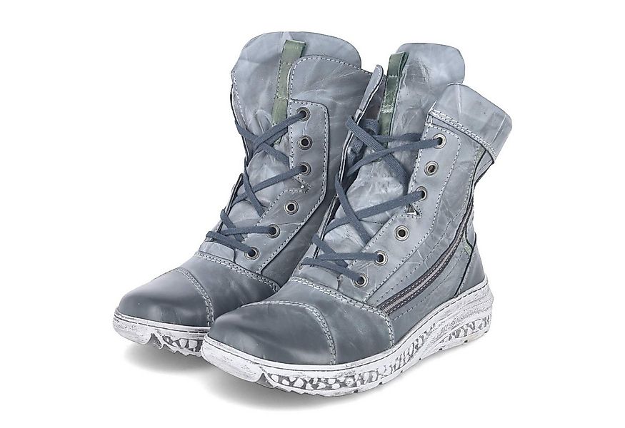 KRISBUT Krisbut 3297-1 BSF Damen Glattleder blau Winterstiefel günstig online kaufen