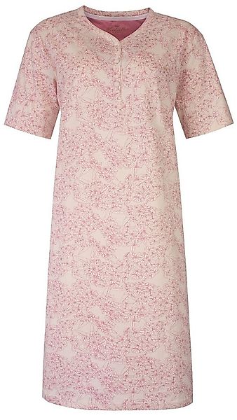 Medaillon Nachthemd Damen Schlafshirt mit kurzem Arm (1-tlg) Baumwolle günstig online kaufen
