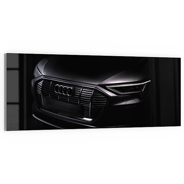 DEQORI Glasbild 'Audi Frontalaufnahme', 'Audi Frontalaufnahme', günstig online kaufen