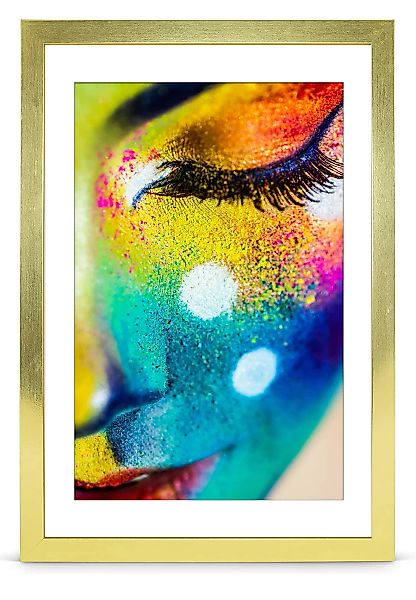 Bilderrahmen Gold Glänzend 40x50, »frame74« günstig online kaufen