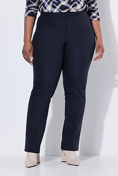 Ulla Popken Funktionshose Hose Rose gerades Bein Komfortbund Stretch günstig online kaufen