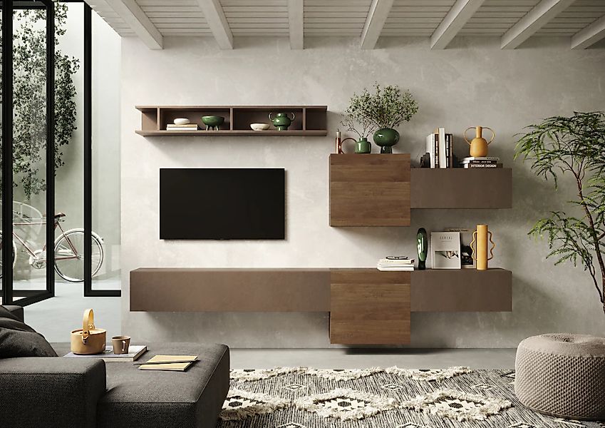 Home affaire Wohnwand "Infinity, 6tlg. Breite 262 cm, Höhe variabel, Schran günstig online kaufen