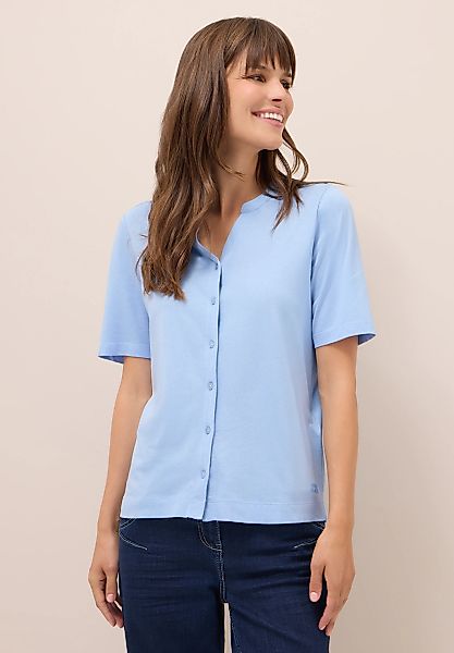 STREET ONE T-Shirt, aus Baumwolle mit Stretchante günstig online kaufen