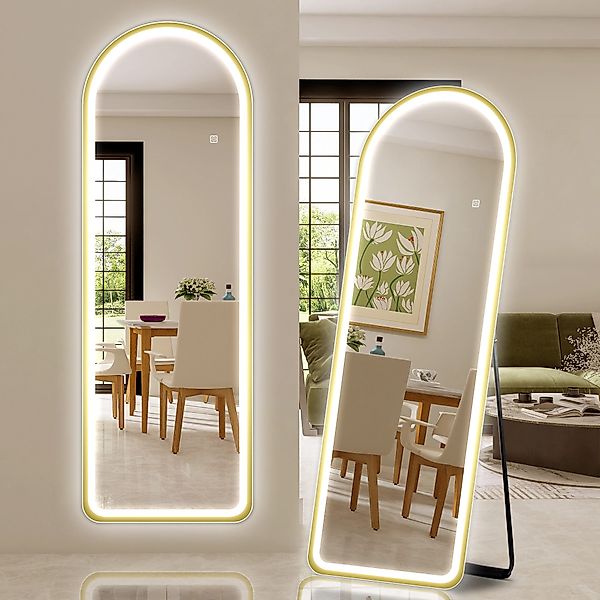 STARLEAD Standspiegel Ganzkörperspiegel mit LED-Leuchte und günstig online kaufen