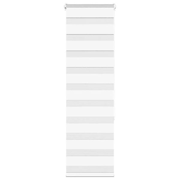 vidaXL Doppelrollo Weiß 40x150 cm Stoffbreite 35,9 cm Polyester 4014743 günstig online kaufen