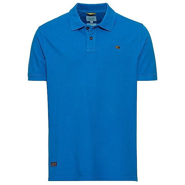 camel active Poloshirt Große Größen Herren Camel Active azurblau Basic Polo günstig online kaufen