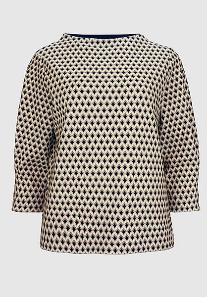 bianca Langarmshirt KYLIN aus Sweat-Stoff mit modernem Minimal-Print günstig online kaufen